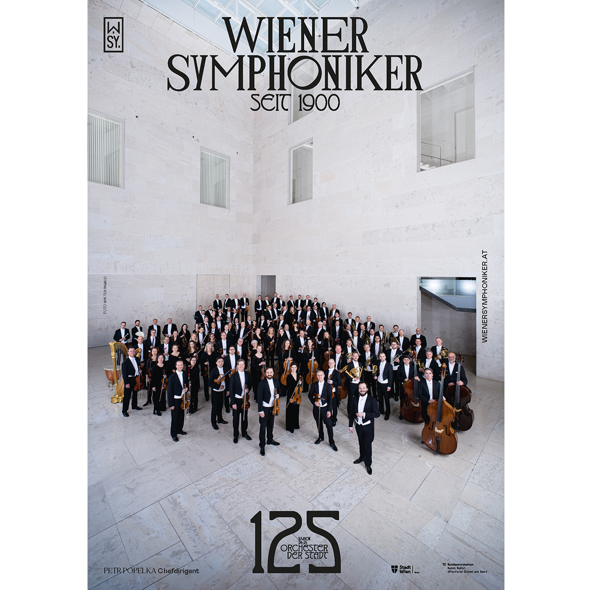 Die Musiker der Wiener Symphoniker im Leopold Museum