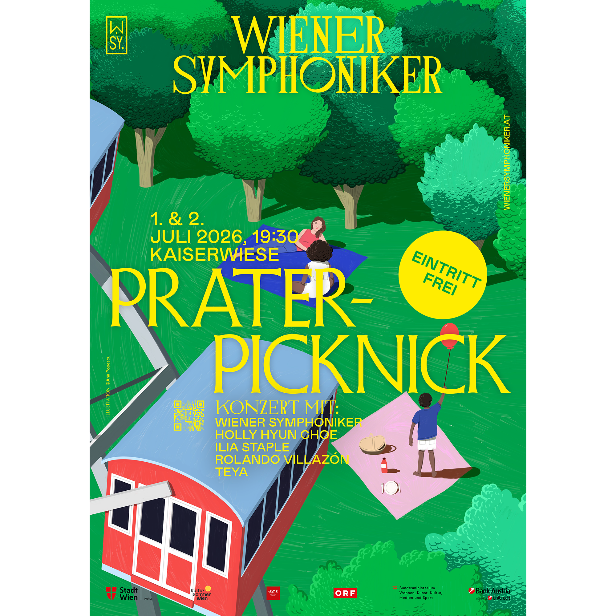 Plakat zum Prater-Picknick 2026